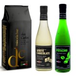 Кофе зерно и 2 сиропа